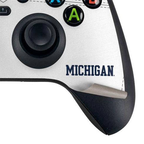 University of Michigan White Jersey XBox Series X Digital Edition Bundle Skin
