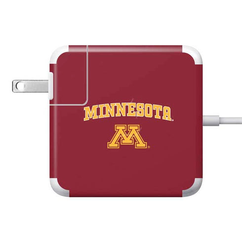University of Minnesota Collegiate Text 85W Power Adapter (15 and 17 inch MacBook Pro Charger) Skin