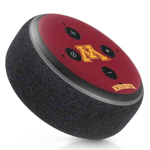 University of Minnesota Collegiate Text Amazon Echo Dot Skin