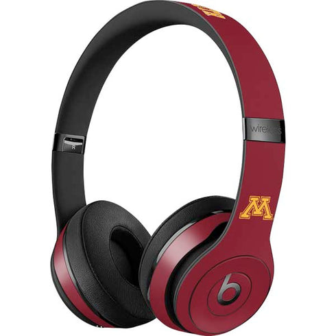 University of Minnesota Collegiate Text Beats Solo 3 Wireless Skin