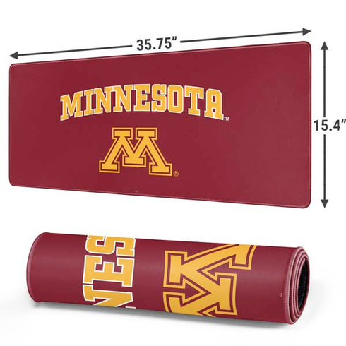 University of Minnesota Collegiate Text Gaming Mouse Pad