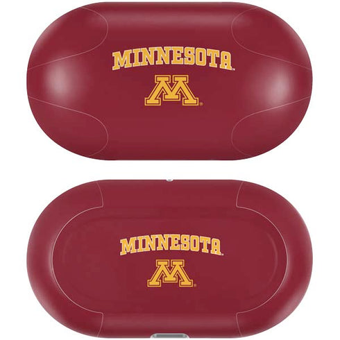 University of Minnesota Collegiate Text Galaxy Buds Plus Skin