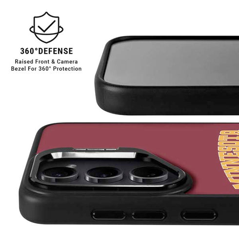 University of Minnesota Collegiate Text Galaxy S25 Kickstand Case