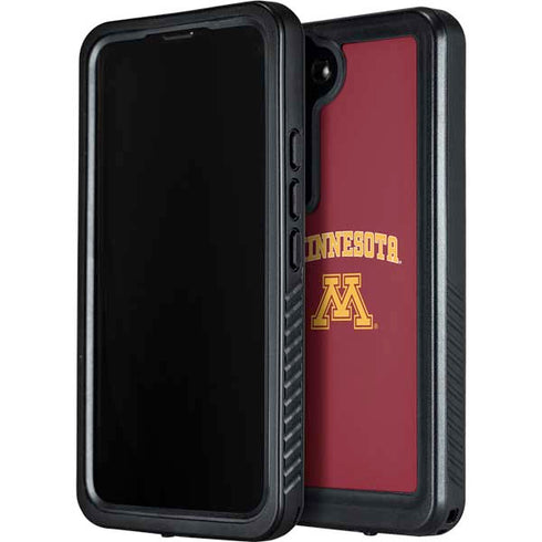 University of Minnesota Collegiate Text Galaxy S24 Plus Waterproof Case