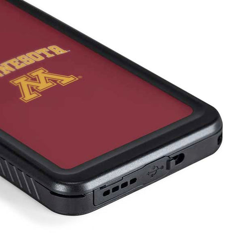 University of Minnesota Collegiate Text Galaxy S24 Plus Waterproof Case