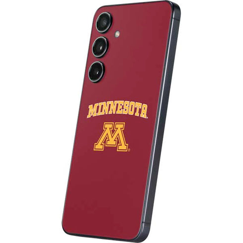 University of Minnesota Collegiate Text Galaxy S25 Skin