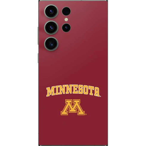 University of Minnesota Collegiate Text Galaxy S24 Ultra Skin