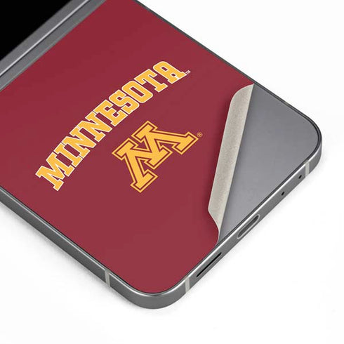 University of Minnesota Collegiate Text Galaxy Z Flip6 Skin