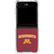 University of Minnesota Collegiate Text Galaxy Z Flip6 Clear Case