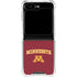 University of Minnesota Collegiate Text Galaxy Z Flip6 Clear Case