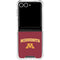 University of Minnesota Collegiate Text Galaxy Z Flip7 Clear Case