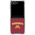 University of Minnesota Collegiate Text Galaxy Z Flip7 Clear Case