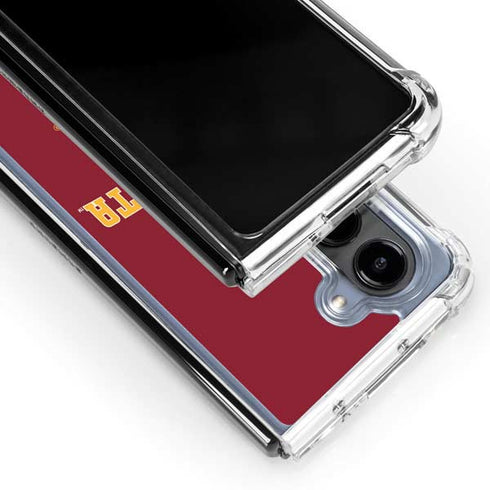 University of Minnesota Collegiate Text Galaxy Z Fold5 5G Clear Case