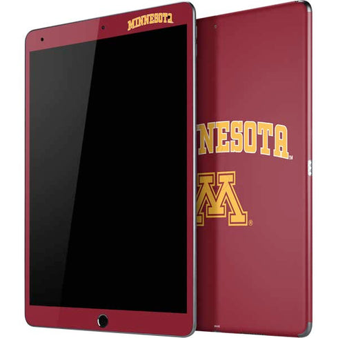 University of Minnesota Collegiate Text iPad Skins