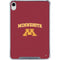 University of Minnesota Collegiate Text iPad 11th Gen (2025) Clear Case