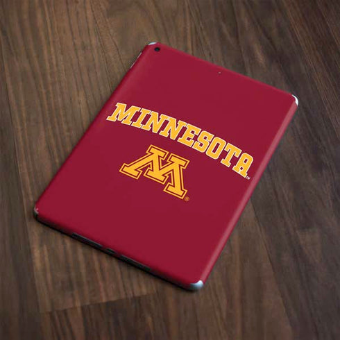 University of Minnesota Collegiate Text Apple iPad Skin