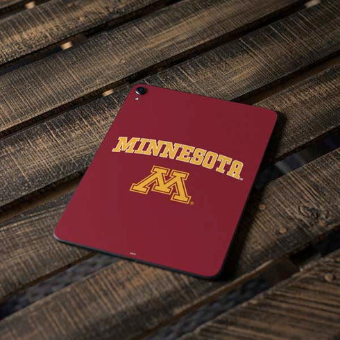 University of Minnesota Collegiate Text Apple iPad Pro Skin