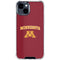 University of Minnesota Collegiate Text iPhone 15 Clear Case
