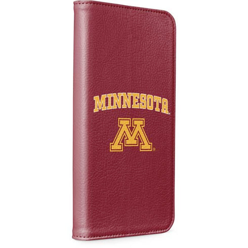 University of Minnesota Collegiate Text iPhone 15 Plus Folio Case