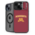 University of Minnesota Collegiate Text iPhone 15 Plus Kickstand Case