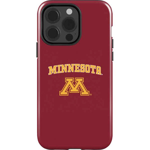 University of Minnesota Collegiate Text iPhone 15 Pro Impact Case