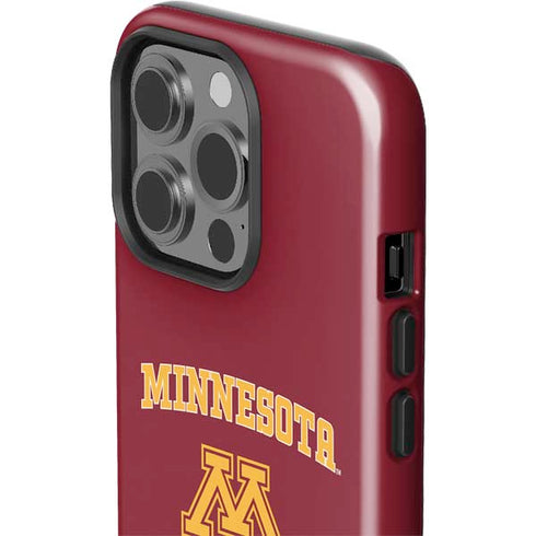 University of Minnesota Collegiate Text iPhone 15 Pro Impact Case