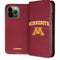 University of Minnesota Collegiate Text iPhone 15 Pro Max Folio Case