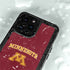 University of Minnesota Collegiate Text iPhone 15 Pro Waterproof Case