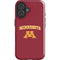 University of Minnesota Collegiate Text iPhone 16 Plus Impact Case