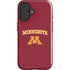 University of Minnesota Collegiate Text iPhone 16 Plus Impact Case