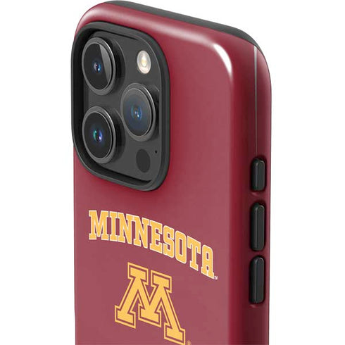 University of Minnesota Collegiate Text iPhone 16 Pro Max Impact Case