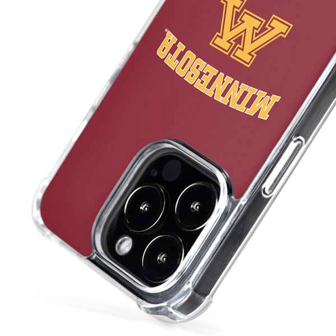 University of Minnesota Collegiate Text iPhone 16 Pro Max MagSafe Case