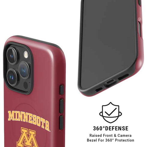 University of Minnesota Collegiate Text iPhone 16 Pro Max Magsafe Impact Case