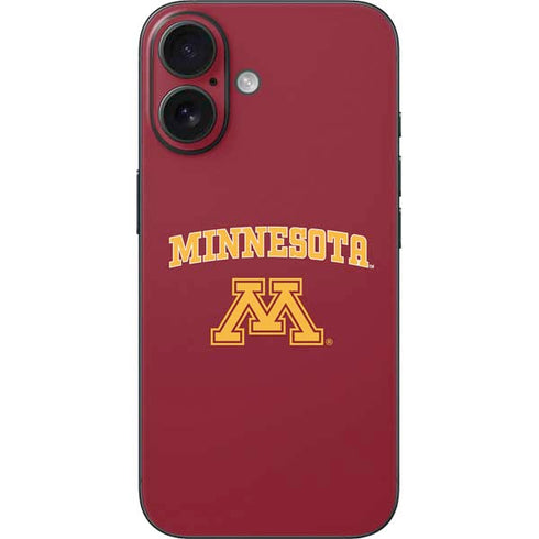 University of Minnesota Collegiate Text iPhone 16 Skin