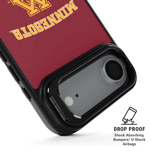 University of Minnesota Collegiate Text iPhone 17 Air Kickstand Case
