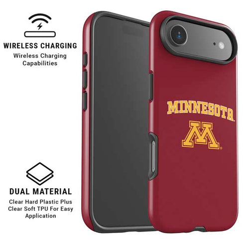 University of Minnesota Collegiate Text iPhone 17 Air Magsafe Impact Case