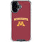 University of Minnesota Collegiate Text iPhone 17 Clear Case