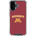 University of Minnesota Collegiate Text iPhone 17 Clear Case