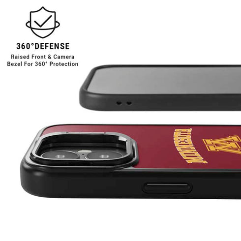 University of Minnesota Collegiate Text iPhone 17 Kickstand Case