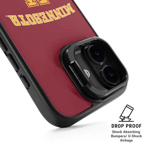 University of Minnesota Collegiate Text iPhone 17 Kickstand Case