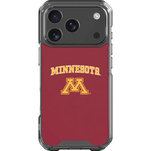 University of Minnesota Collegiate Text iPhone 17 Pro Clear Case