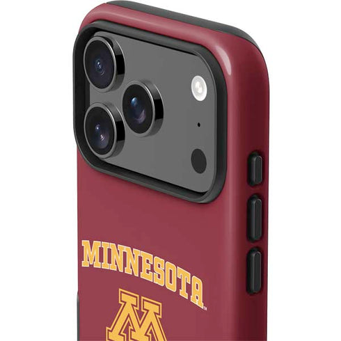 University of Minnesota Collegiate Text iPhone 17 Pro Max Impact Case