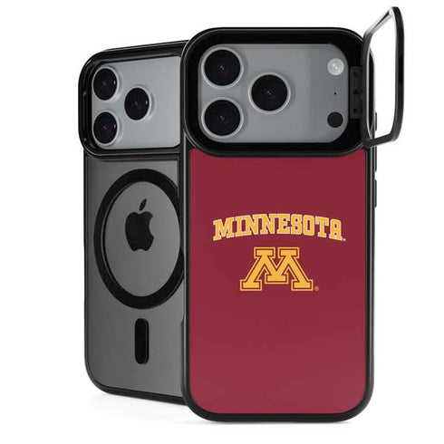 University of Minnesota Collegiate Text iPhone 17 Pro Max Kickstand Case