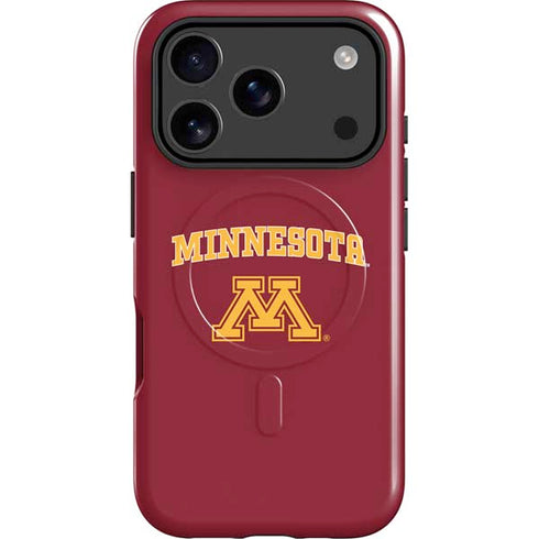 University of Minnesota Collegiate Text iPhone 17 Pro Max Magsafe Impact Case