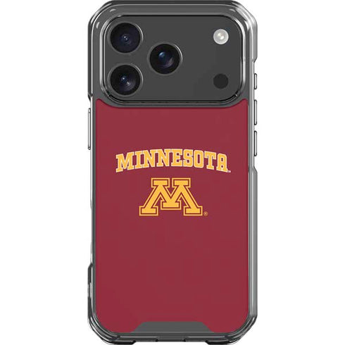 University of Minnesota Collegiate Text iPhone 18 Pro Clear Case