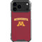University of Minnesota Collegiate Text iPhone 18 Pro Max Clear Case