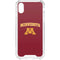University of Minnesota Collegiate Text iPhone XS Clear Case