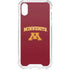 University of Minnesota Collegiate Text iPhone XS Clear Case
