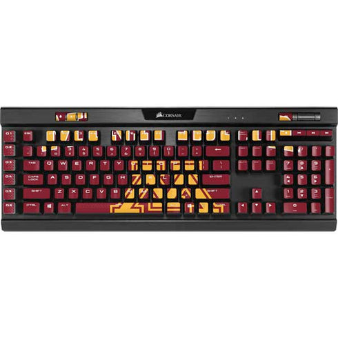 University of Minnesota Collegiate Text K95 RGB PLATINUM Mechanical Gaming Keyboard Skin