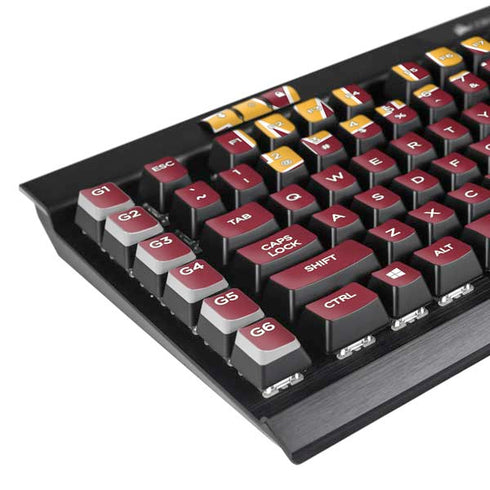 University of Minnesota Collegiate Text K95 RGB PLATINUM Mechanical Gaming Keyboard Skin